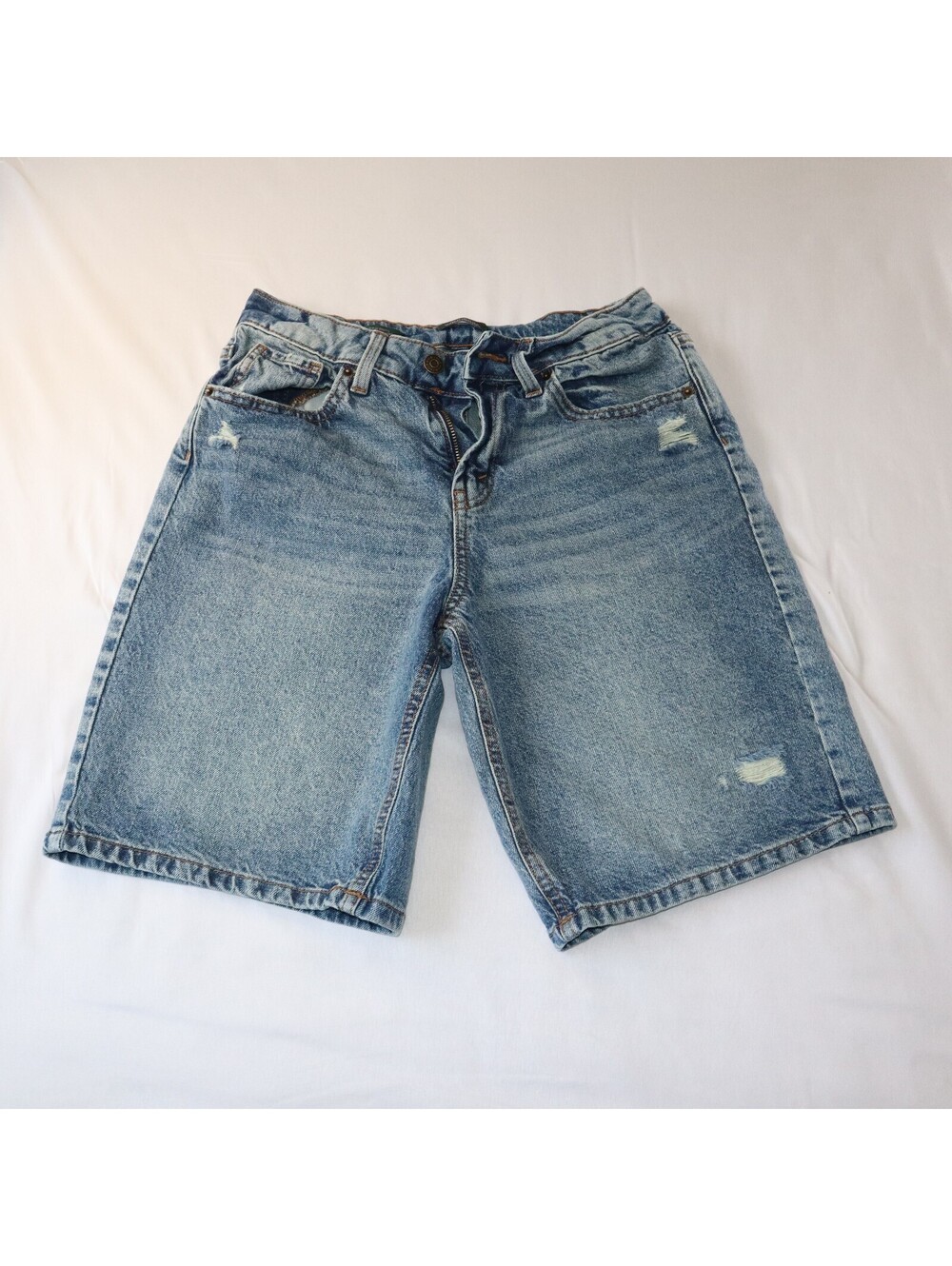 Wild Fable Girls Mid-Rise Denim Shorts Size 2 Blue